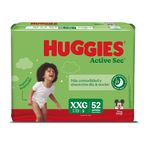 Pañales Huggies Active Sec XXG 52 Unidades