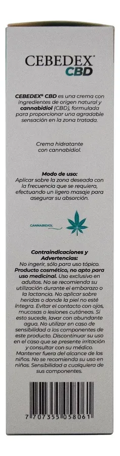 Cebedex Crema Hidratante Mentol 100 g