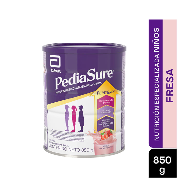 Pediasure Peptigro Polvo Fresa Lata 850 g