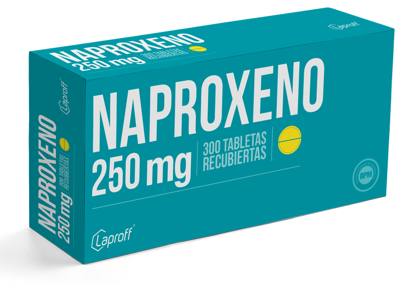Naproxeno 250 Mg Caja X 300 Tabletas Laproff