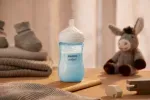 Biberón Avent Natural Respuesta Azul 9Oz