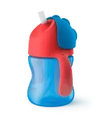 Vaso Avent pitillo niño 7 oz color azul