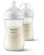 Biberón Avent Natural transparente 9 oz