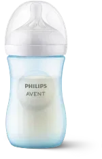 Biberón Avent Natural Respuesta Azul 9Oz