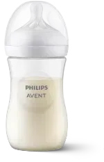 Biberón Avent Natural transparente 9 oz