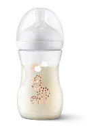 Biberon Natural 3.0 Decorado Jirafa Avent