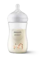Biberon Natural 3.0 Decorado Jirafa Avent