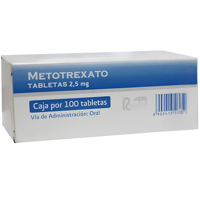 Metotrexato Inmunosupresor 2.5 Mg Tabletas