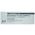 Anestésico Bupinest 0.75% Caja x 24 Ampollas