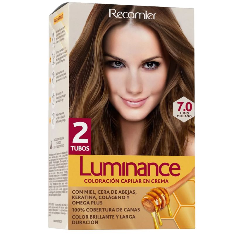 Tinte Cabello Coloriss Tono 7.0 Rubio Medio