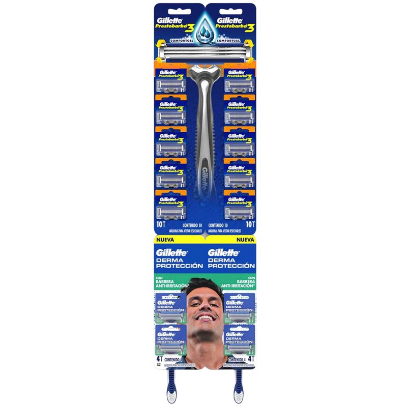 Máquinas Afeitar Gillette Prestobarba 3 Paquete