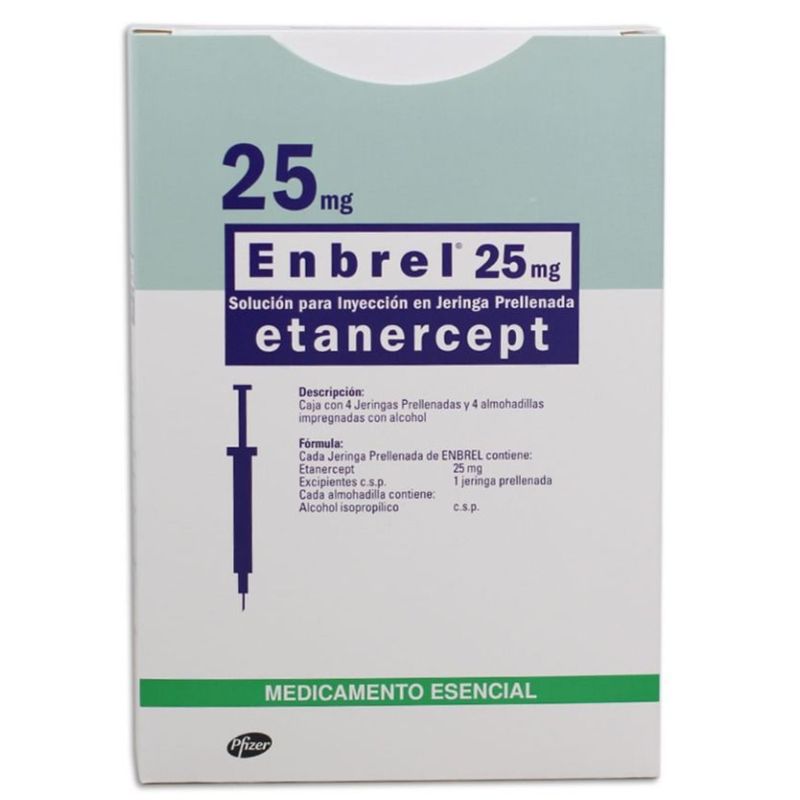 Inmunosupresor Enbrel 25 Mg Solución Inyectable