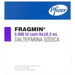Anticoagulante Fragmin 5000 Ui / 0.2 Ml x 10