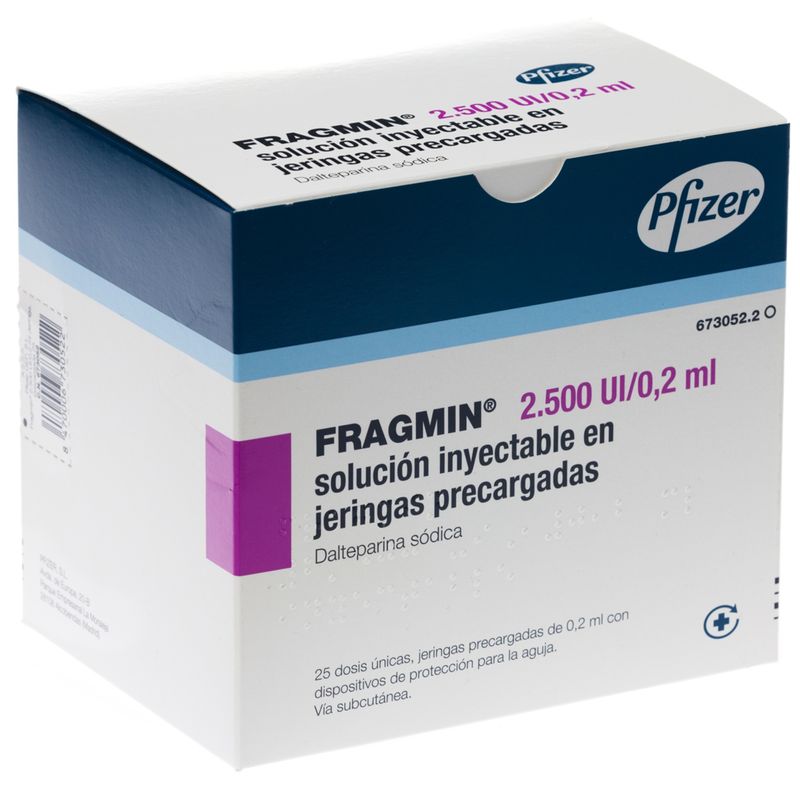Anticoagulante Fragmin 2500 Ui / 0.2 Ml x 10