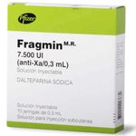 Anticoagulante Fragmin 7500 Ui / 0.3 Ml