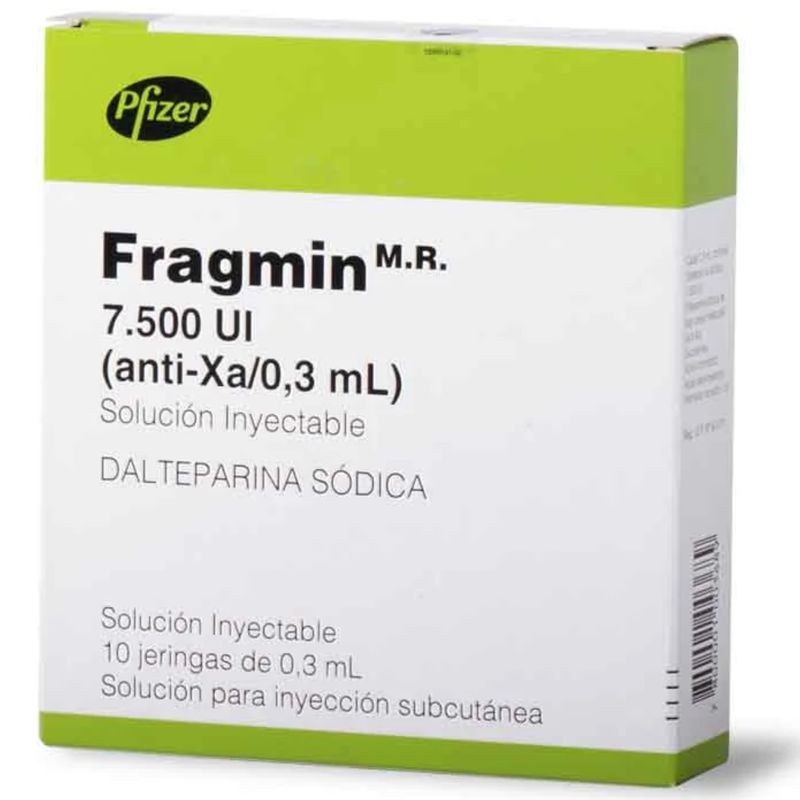 Anticoagulante Fragmin 7500 Ui / 0.3 Ml