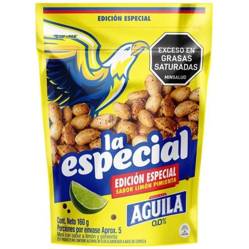 Maní Con Sal La Especial Águila Doypack x 160 g