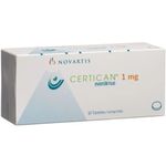 Inmunosupresor Certican 1 Mg Caja x 60 Tabletas