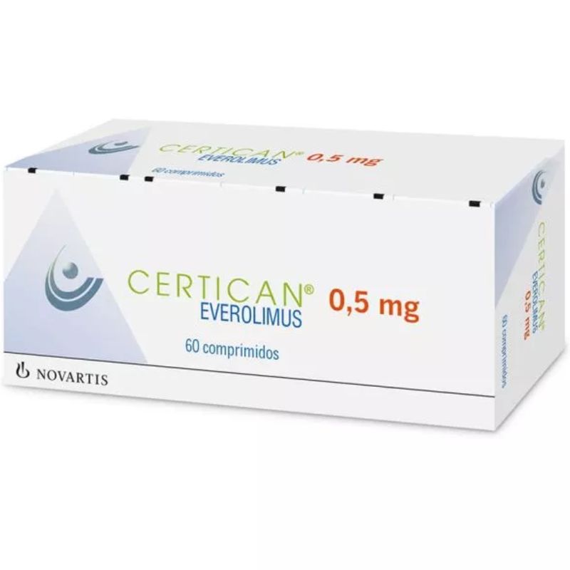 Inmunosupresor Certican 0.5 Mg x 60 Comprimidos