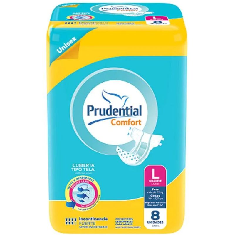 Pañales Prudential Confort Grande Paquete X 8