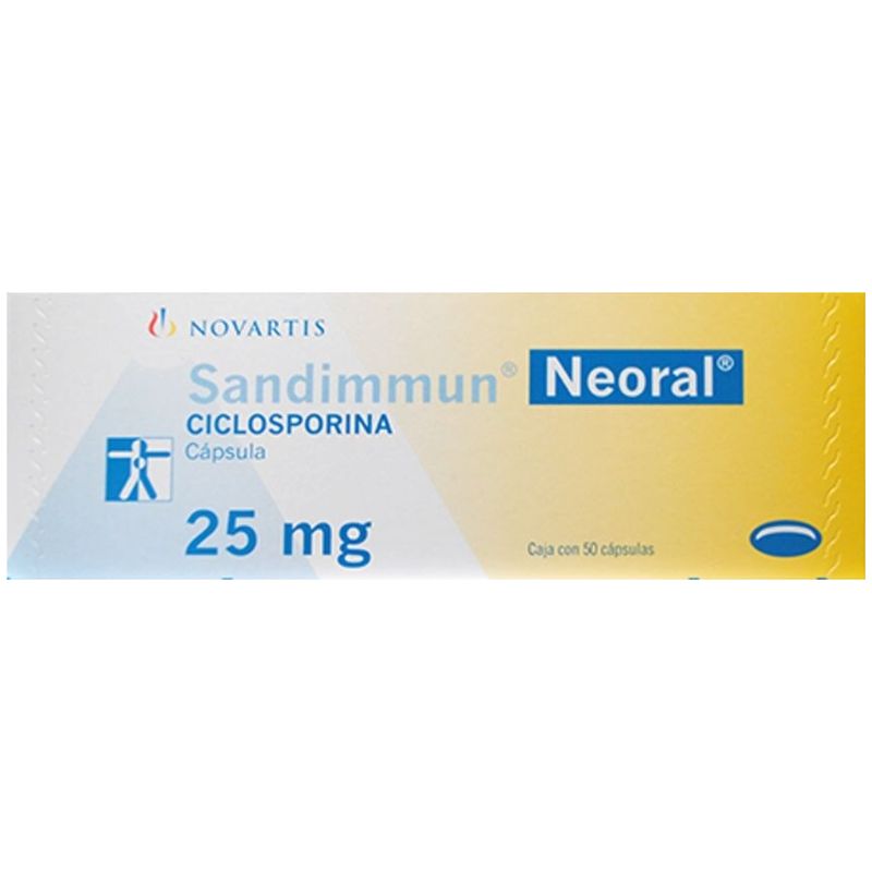 Inmunosupresor Sandimmun Neoral 25 Mg