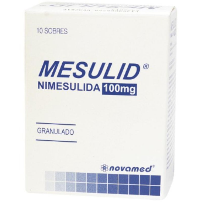 Mesulid 100 Mg Analgésico Antiinflamatorio