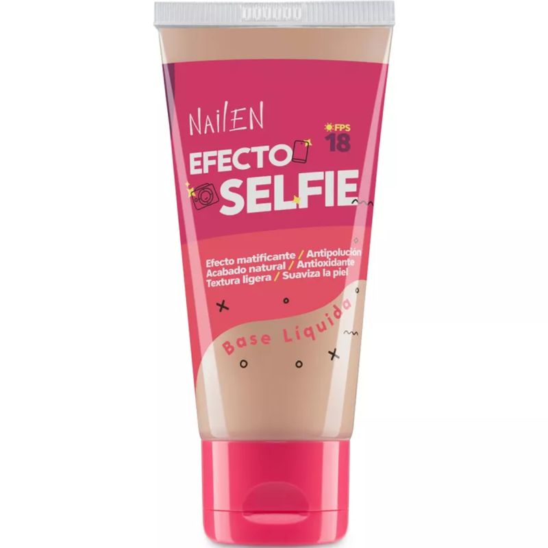 Base Maquillaje Líquida Nailen Efecto Selfie