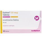 Eutirox 137 Mcg Levotiroxina Sódica x 50