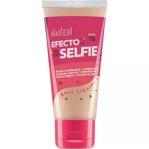 Base de Maquillaje Líquida Nailen Efecto Selfie Tono 3 Frasco x 30 g