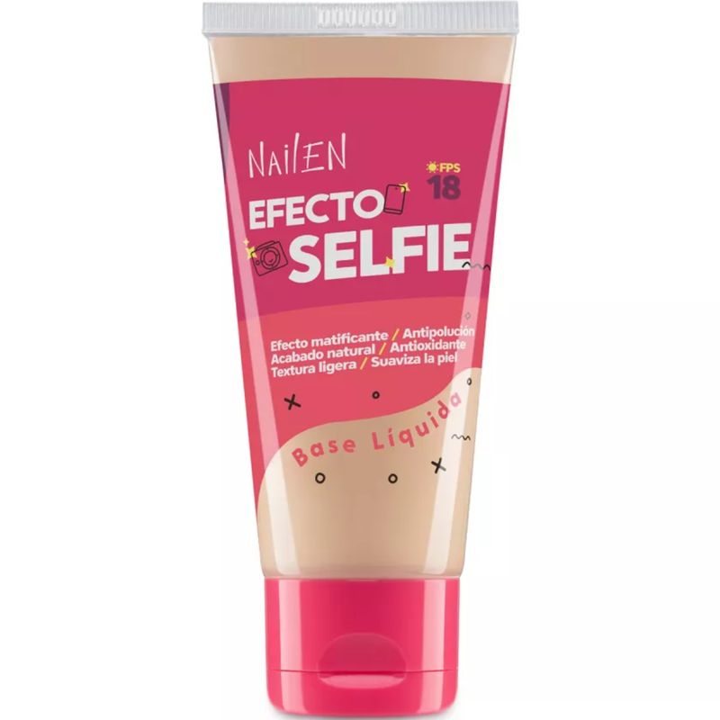 Base Maquillaje Líquida Nailen Efecto Selfie