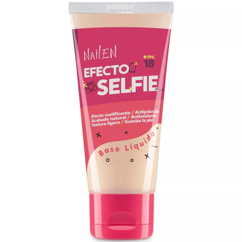 Base Maquillaje Líquida Nailen Efecto Selfie