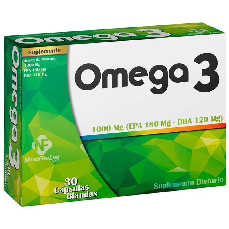 Suplemento Omega 3 1000 Mg x 30 Cápsulas
