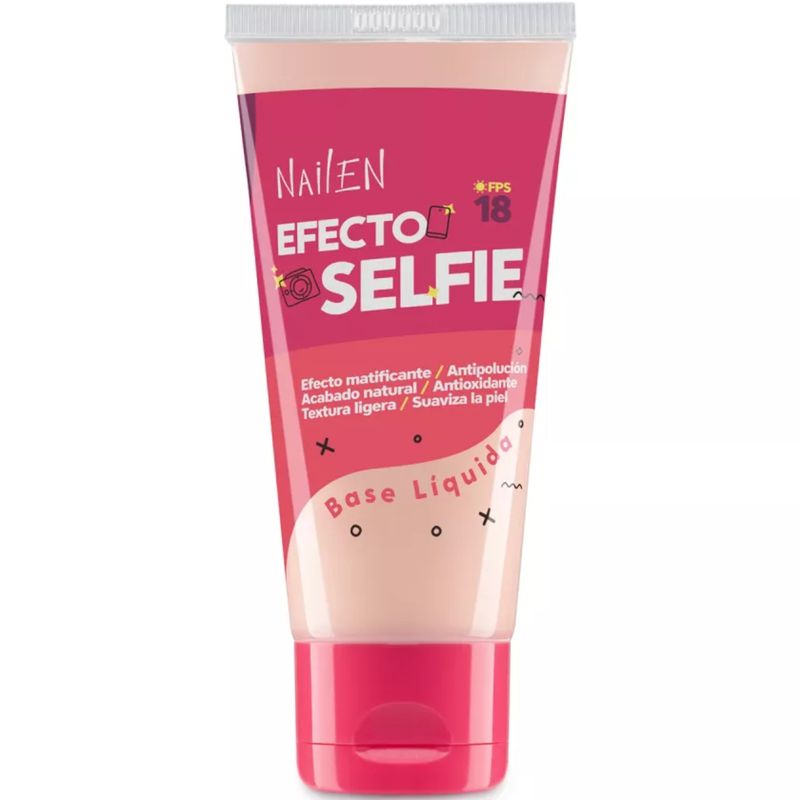 Base Maquillaje Líquida Nailen Efecto Selfie