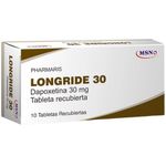 Antidepresivo Longride 30 Mg x 10 Tabletas