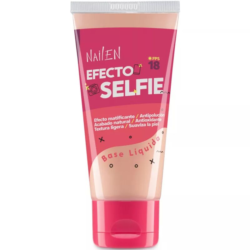 Base Maquillaje Líquida Nailen Efecto Selfie