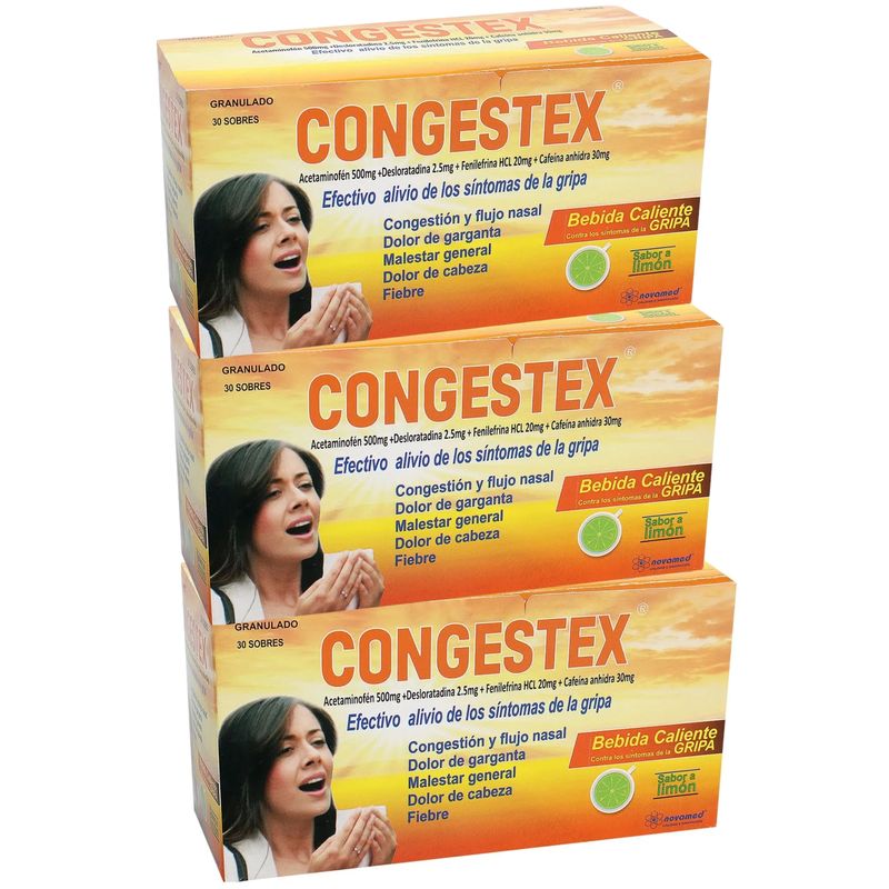 Congestex Gripa Granulado Antigripal x 30