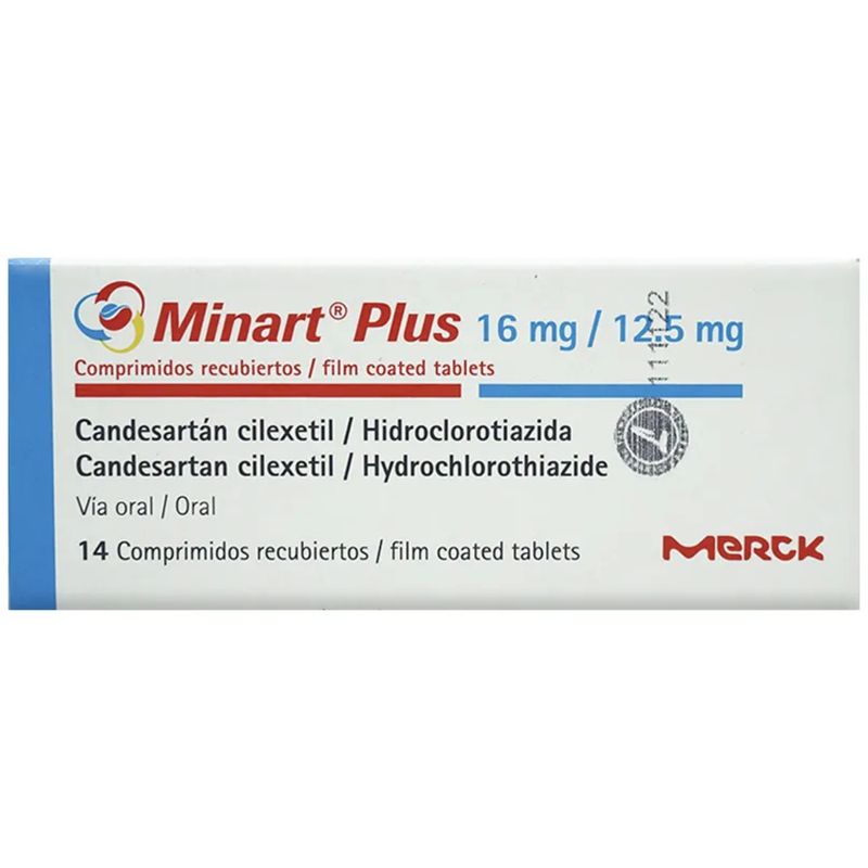 Antihipertensivo Minart Plus 16 / 12.5 Mg