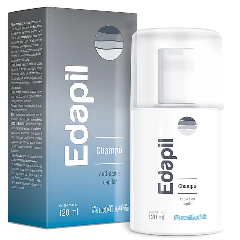Shampoo Anticaída Edapil Frasco x 120 Ml