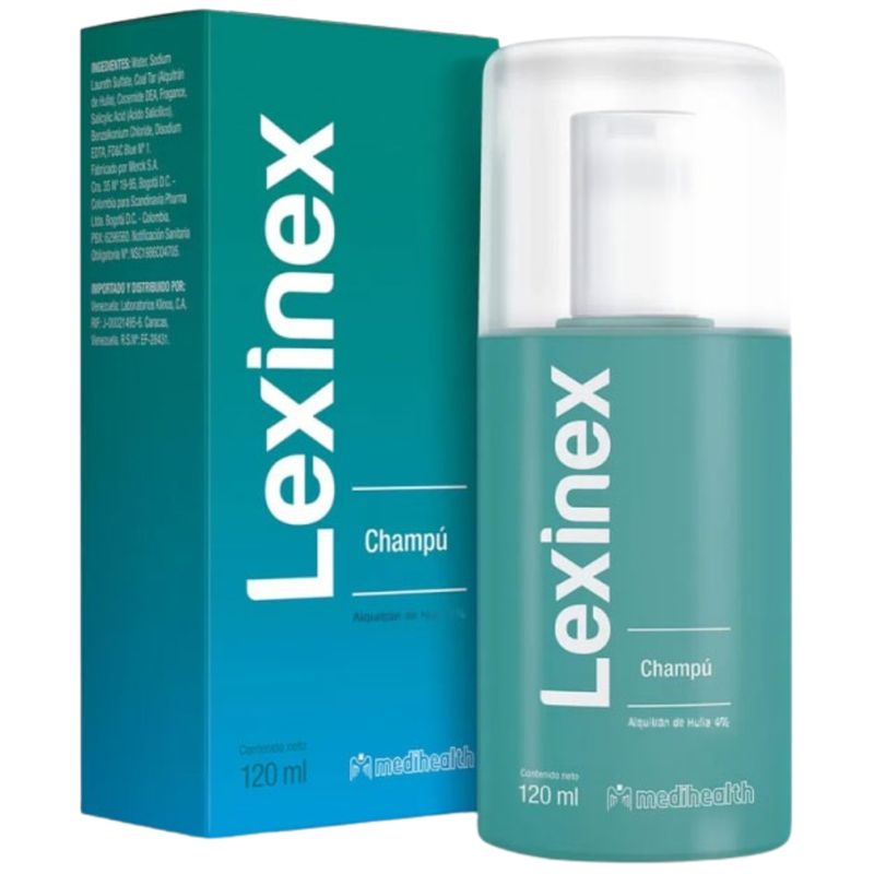 Shampoo Anticaspa Lexinex Frasco x 120 Ml