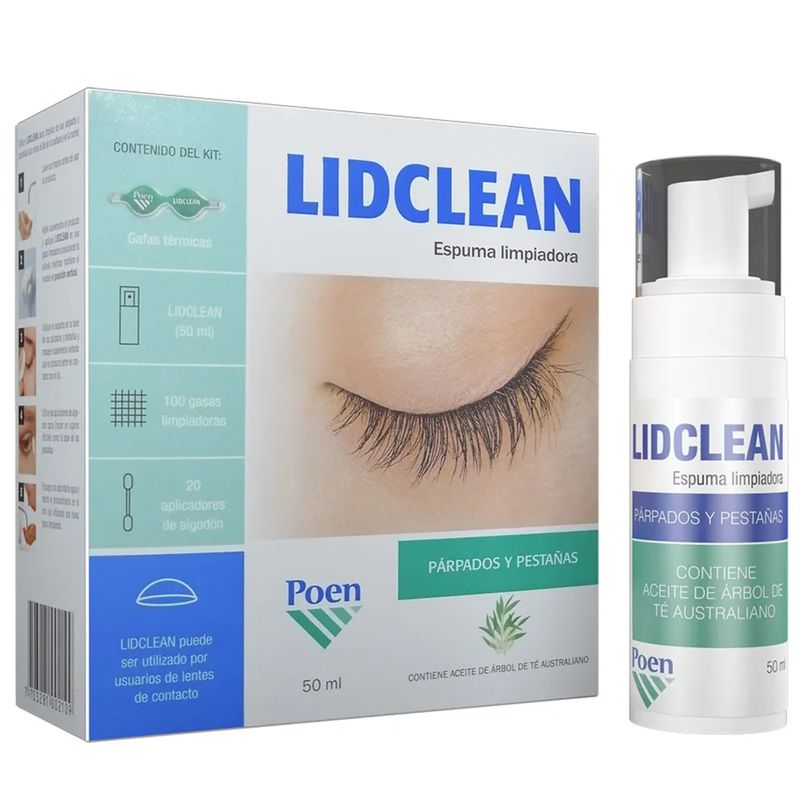 Espuma Limpiadora Palpebral Lidclean Kit