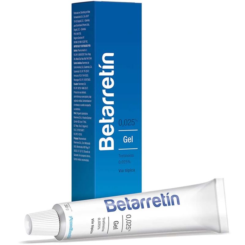 Betarretin 0.025% Gel Antienvejecimiento Tubo