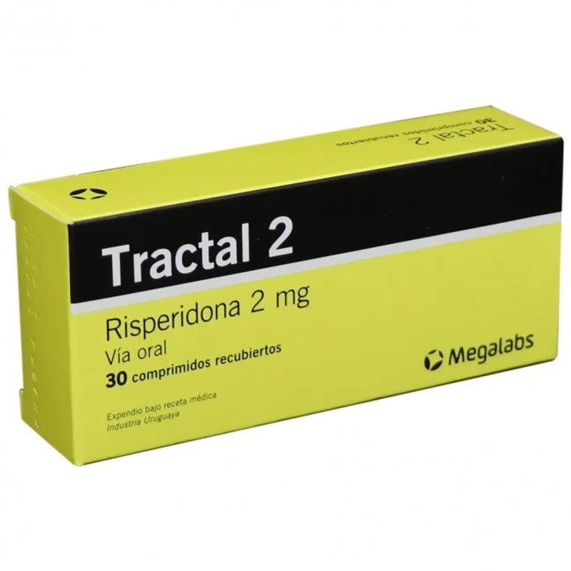 Antipsicótico Tractal 2 Mg x 30 Comprimidos