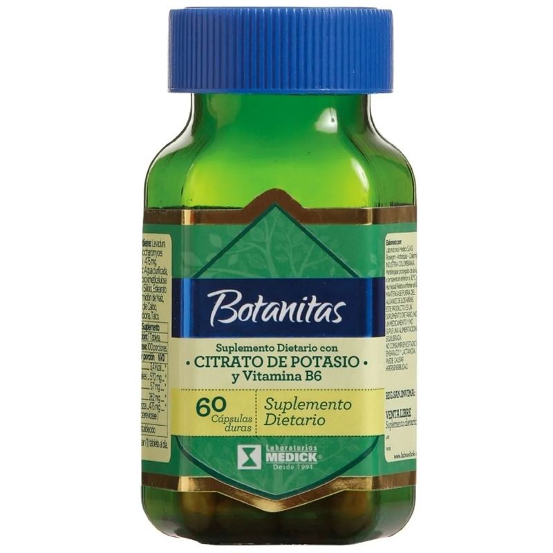 Suplemento Citrato Potasio + Vitamina B6
