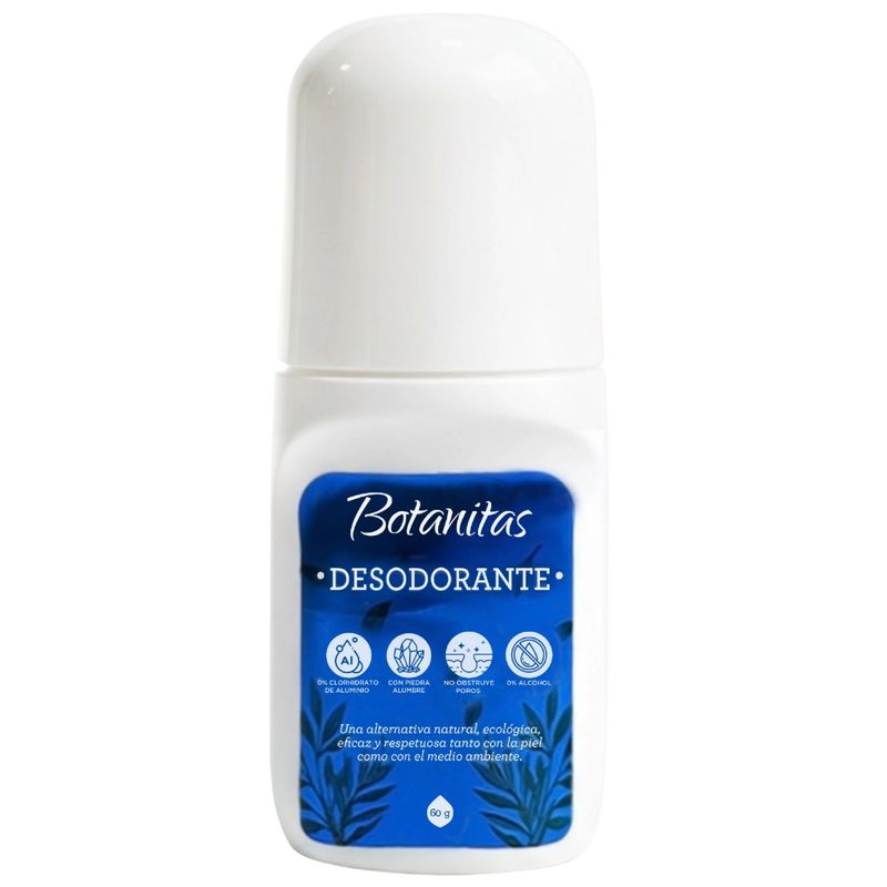 Desodorante Natural Roll-On Botanitas x 60 Ml