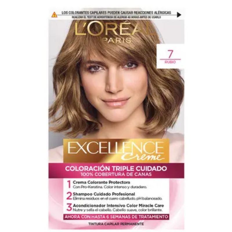 Tinte Cabello L'Oréal Excellence Crema Tono 7