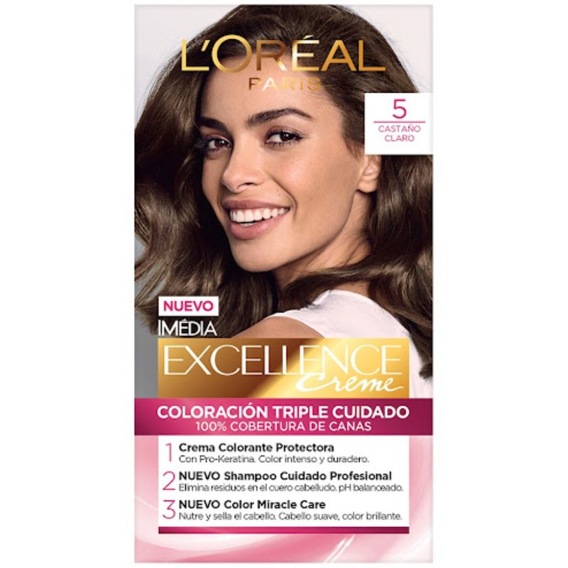 Tinte Cabello L'Oréal Excellence Crema Tono 5