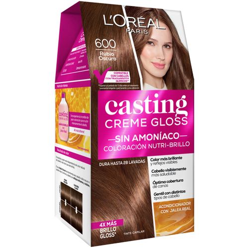 Kit de Tintura Casting Crème Gloss Rubio Oscuro Estuche Tono 600
