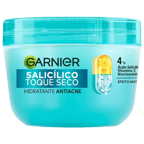 Crema Gel Facial Hidratante Garnier Pure Active Ácido Salicílico Pote x 85 g