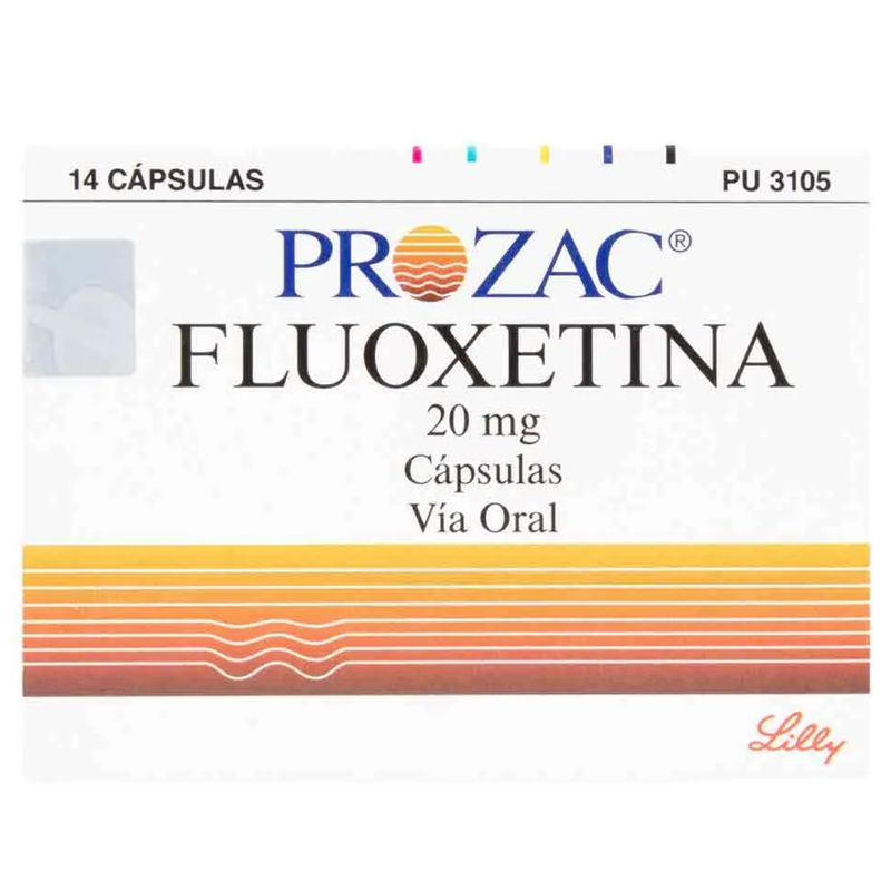 Prozac 20 Mg Antidepresivo Fluoxetina