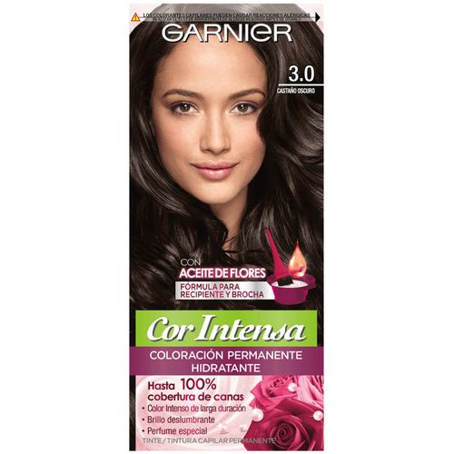 Kit de Tintura Nutrisse Regular Castaño Oscuro Estuche Tono 3.0